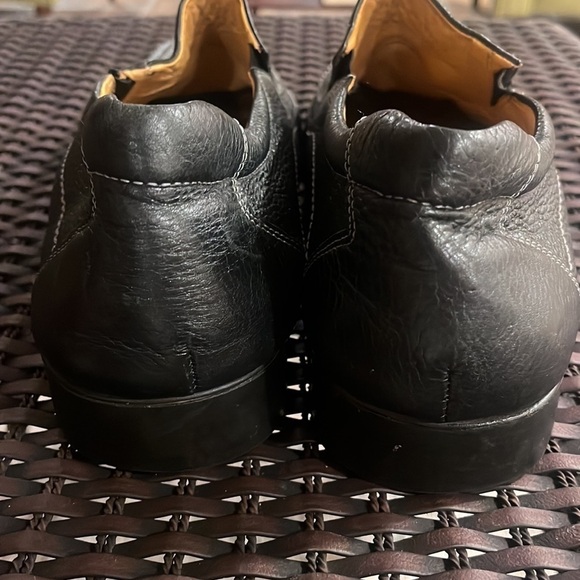 Sandro Moscoloni Mens Black Loafers Sz 16 D leather made in Brazil